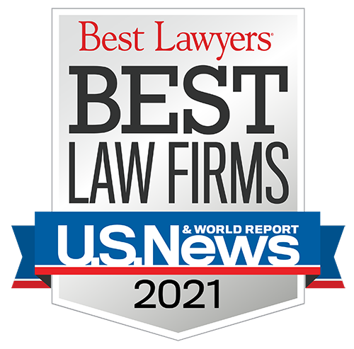 Best Lawyers/US News & World Report Best Law Firm 2021