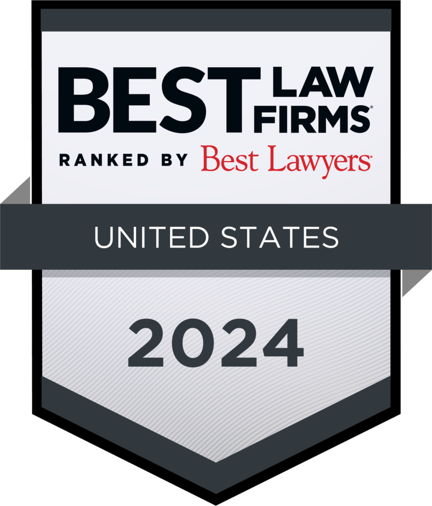 Best Lawyers in America's Best Law Firms award badge 2024