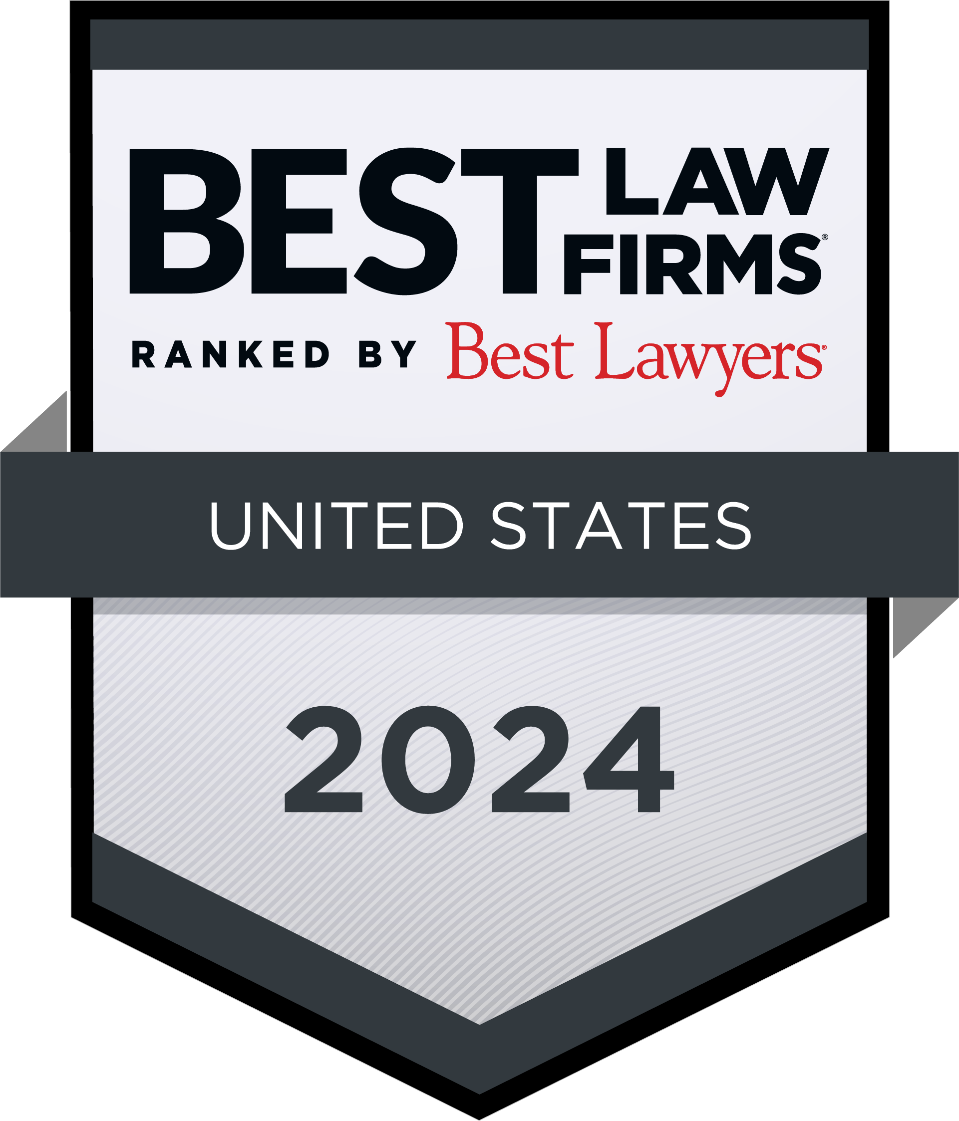 Best Lawyers in America's Best Law Firms award badge 2024