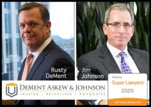 Rusty DeMent & Jim Johnson are included in North Carolina Super Lawyers 2020