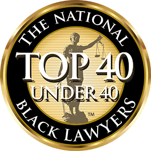 Top 40 Under 40 National Black Lawyers Badge