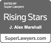 Alex Marshall's 2024 Super Lawyers Rising Stars badge